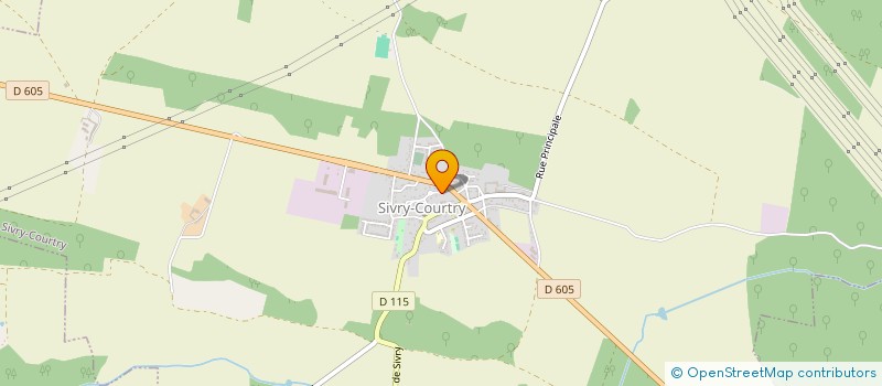 localisation de l'entreprise MONSIEUR DAVID PICAVET  SIVRY-COURTRY