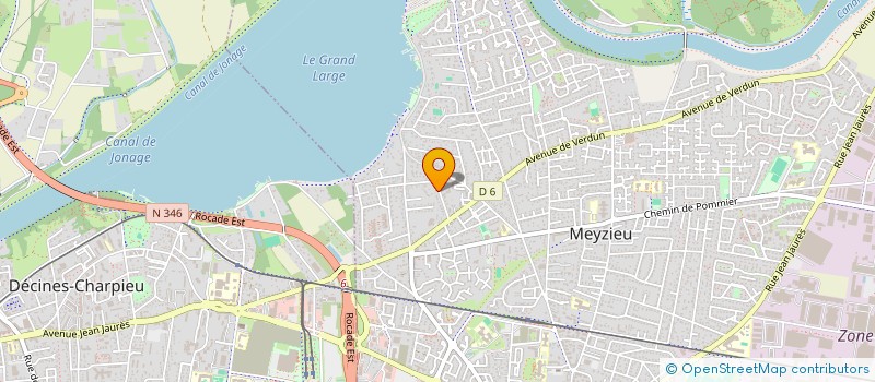 localisation de l'entreprise MONSIEUR DAVID PICOUT  MEYZIEU