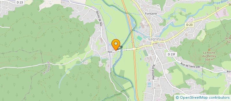 localisation de l'entreprise MONSIEUR DAVID PIERRAT  LE SYNDICAT