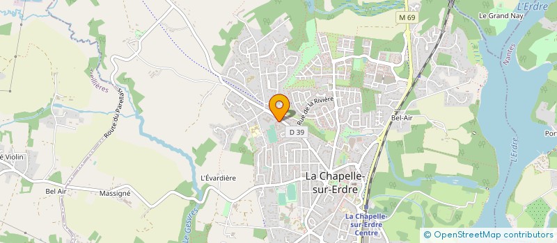 localisation de l'entreprise MONSIEUR DAVID PIERRE CECIL NISON à LA CHAPELLE-SUR-ERDRE