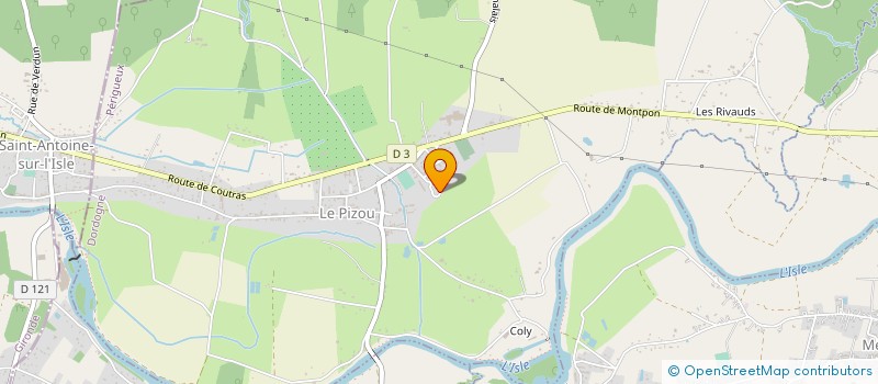 localisation de l'entreprise MONSIEUR DAVID PIERRE MARTINEZ  LE PIZOU