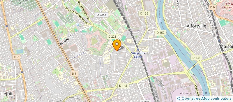 localisation de l'entreprise MONSIEUR DAVID PIERROT  VITRY-SUR-SEINE