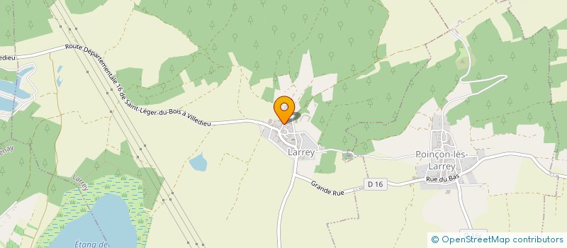 localisation de l'entreprise MONSIEUR DAVID PIERSON  LARREY