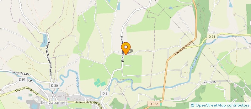 localisation de l'entreprise MONSIEUR DAVID PIGNARD  SAINT-MARCEL-CAMPES