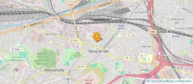 localisation de l'entreprise MONSIEUR DAVID PIGOU à NOISY-LE-SEC