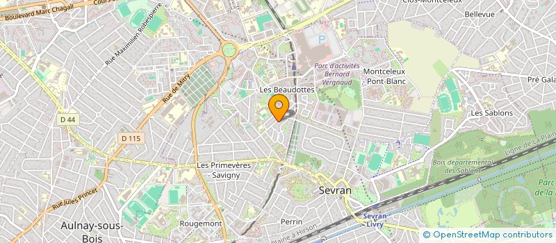 localisation de l'entreprise MONSIEUR DAVID PIGURY à SEVRAN