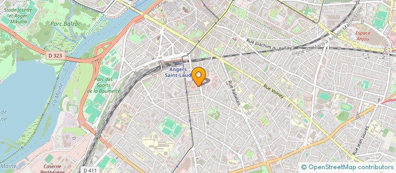localisation de l'entreprise MONSIEUR DAVID PIHEL à ANGERS