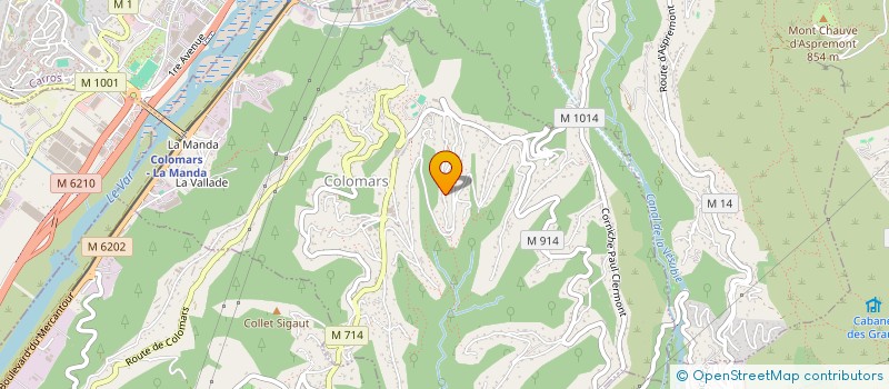 localisation de l'entreprise MONSIEUR DAVID PILATE  COLOMARS