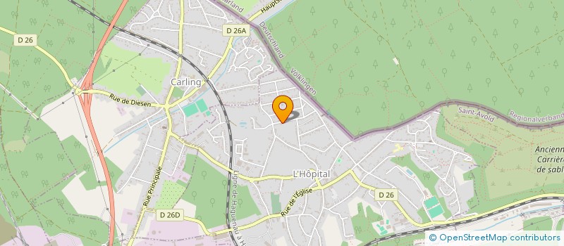 localisation de l'entreprise MONSIEUR DAVID PILI  L'HOPITAL