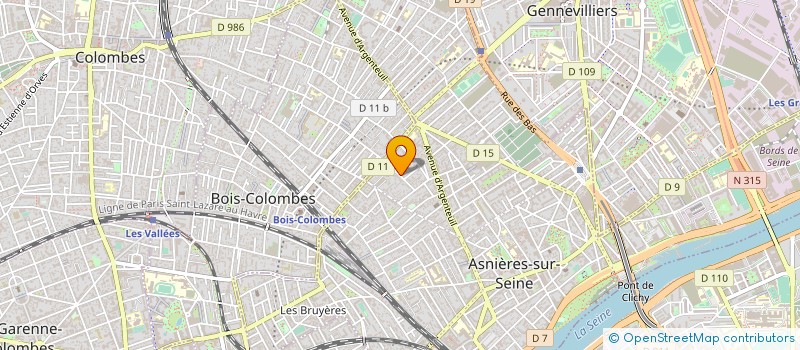 localisation de l'entreprise MONSIEUR DAVID PILLARD à ASNIERES-SUR-SEINE