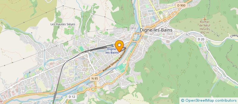 localisation de l'entreprise MONSIEUR DAVID PILLON à DIGNE-LES-BAINS