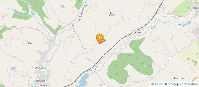 localisation de l'entreprise MONSIEUR DAVID PINARELLO  LAROQUE-TIMBAUT