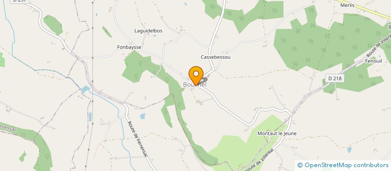 localisation de l'entreprise MONSIEUR DAVID PINAULT  MONTAUT