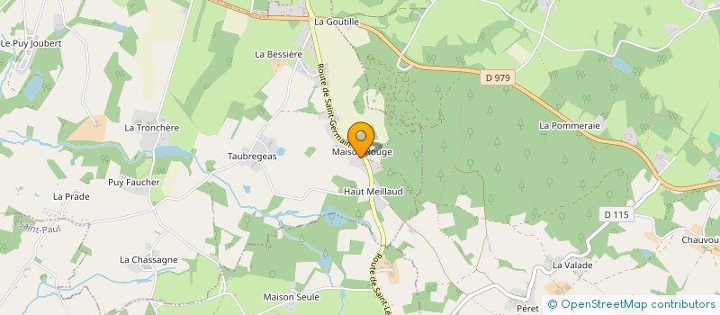 localisation de l'entreprise MONSIEUR DAVID PINGAUD  LA GENEYTOUSE