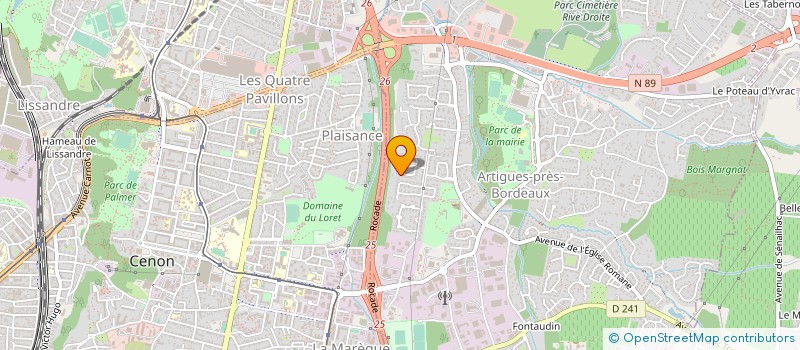 localisation de l'entreprise MONSIEUR DAVID PINTO  GUJAN-MESTRAS