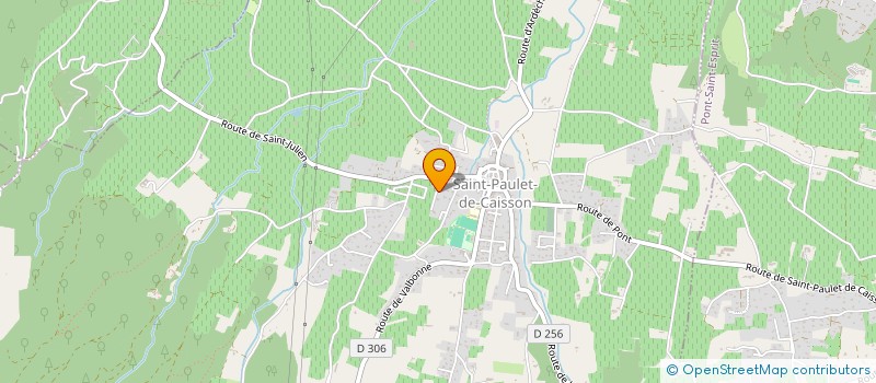 localisation de l'entreprise MONSIEUR DAVID PIO  SAINT-PAULET-DE-CAISSON