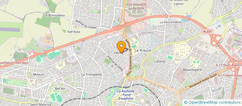 localisation de l'entreprise MONSIEUR DAVID PIOFFRET à LA ROCHELLE