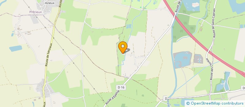 localisation de l'entreprise MONSIEUR DAVID PIOTEYRY  BELLEGARDE-EN-FOREZ