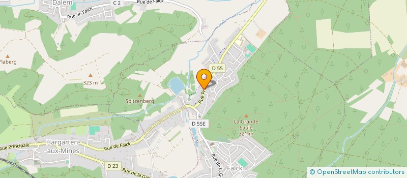 localisation de l'entreprise MONSIEUR DAVID PIQUET  HARGARTEN-AUX-MINES