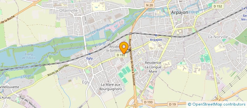 localisation de l'entreprise MONSIEUR DAVID PIRES DO VALE  EGLY