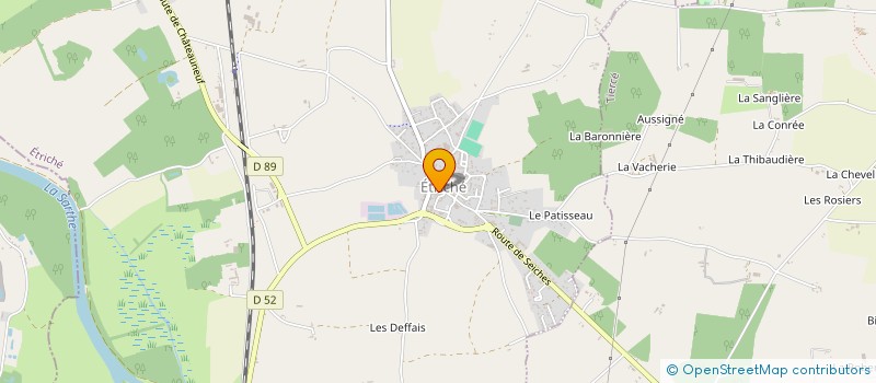 localisation de l'entreprise MONSIEUR DAVID PIRON  ETRICHE