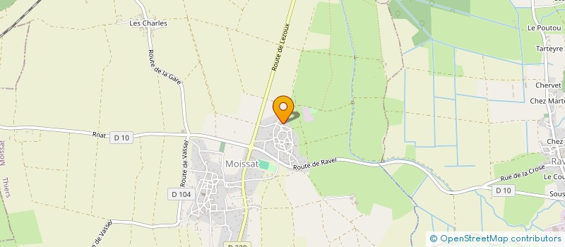 localisation de l'entreprise MONSIEUR DAVID PISTER  BORT L'ETANG