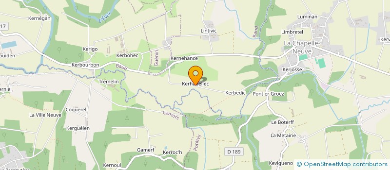 localisation de l'entreprise MONSIEUR DAVID PITTARD  BAUD