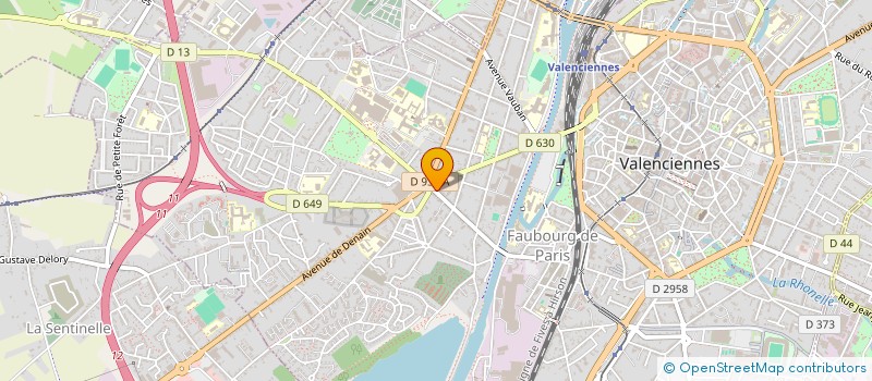 localisation de l'entreprise MONSIEUR DAVID PJOTZ à VALENCIENNES