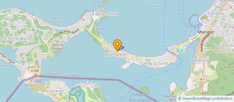 localisation de l'entreprise MONSIEUR DAVID PLASSARD  SAINT MARTIN