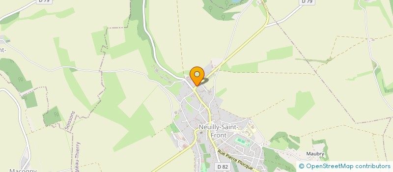 localisation de l'entreprise MONSIEUR DAVID PLATTEEL  NEUILLY-SAINT-FRONT
