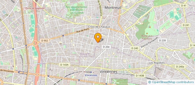 localisation de l'entreprise MONSIEUR DAVID PLATZER à MONTREUIL