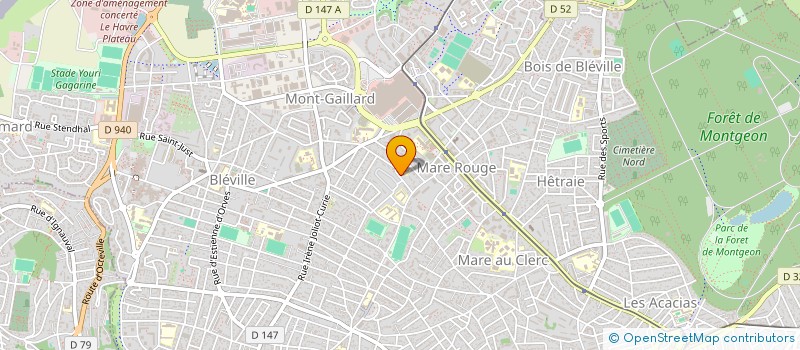 localisation de l'entreprise MONSIEUR DAVID PLEIN LES OREILLES à LE HAVRE