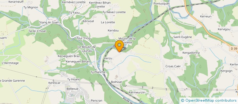 localisation de l'entreprise MONSIEUR DAVID POCHARD à QUIMPER