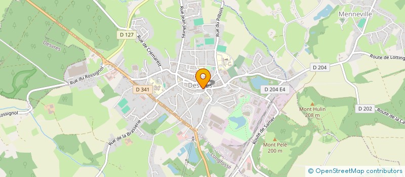 localisation de l'entreprise MONSIEUR DAVID PODEVIN  DESVRES