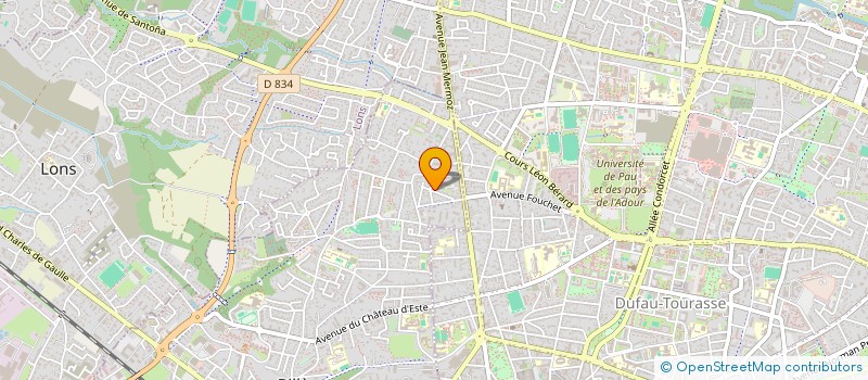 localisation de l'entreprise MONSIEUR DAVID POEYDOMENGE  BILLERE