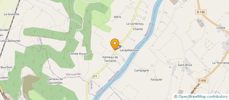 localisation de l'entreprise MONSIEUR DAVID POGET  CLAIRAC