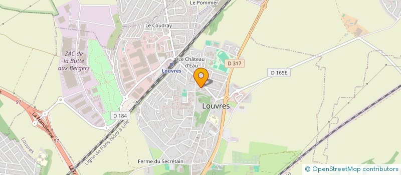 localisation de l'entreprise MONSIEUR DAVID POINT  LOUVRES