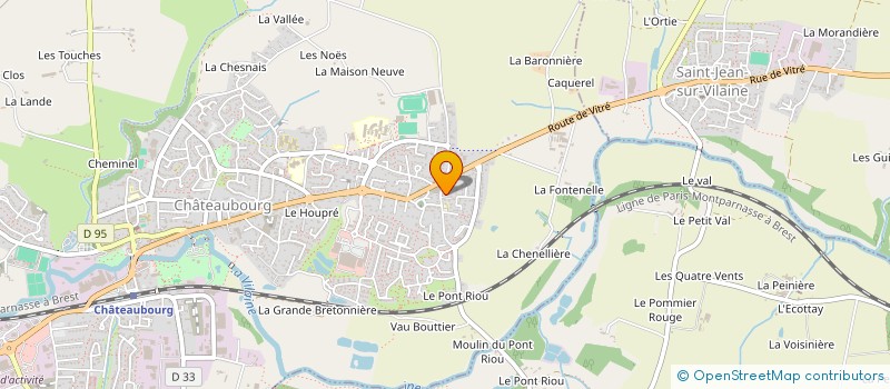 localisation de l'entreprise MONSIEUR DAVID POINTEAU à CHATEAUBOURG