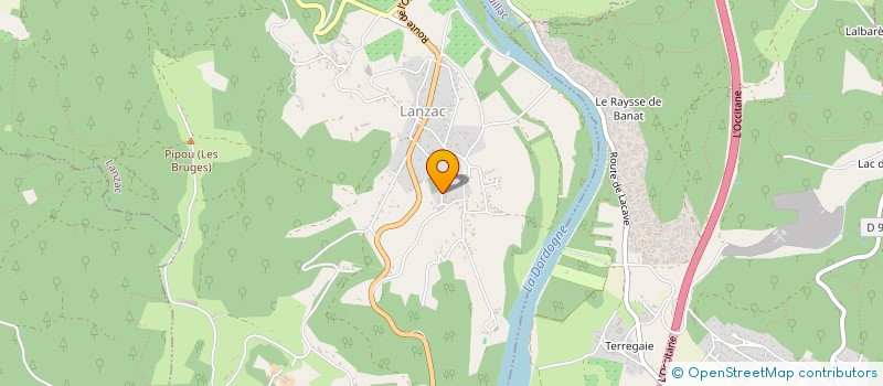 localisation de l'entreprise MONSIEUR DAVID POIRIER  LANZAC