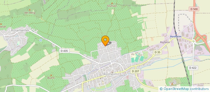 localisation de l'entreprise MONSIEUR DAVID POIROT  ROSHEIM