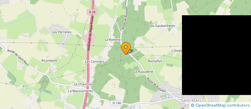 localisation de l'entreprise MONSIEUR DAVID POITEVIN  SAINT MARS D'OUTILLE