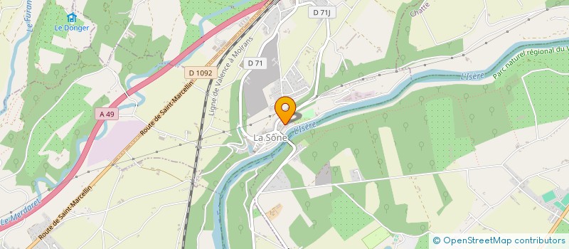 localisation de l'entreprise MONSIEUR DAVID POIVRE  LA SONE