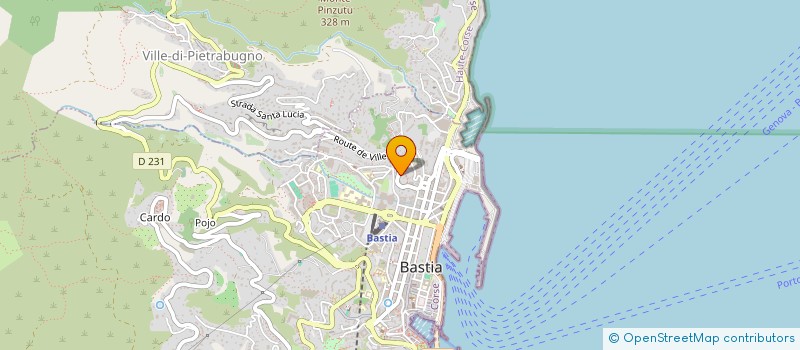 localisation de l'entreprise MONSIEUR DAVID POLI à BASTIA