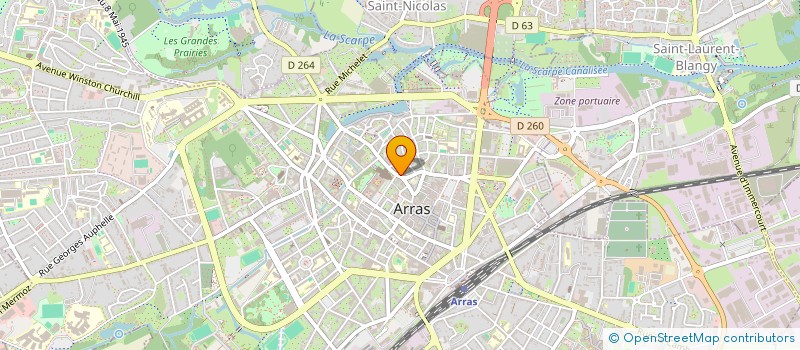 localisation de l'entreprise MONSIEUR DAVID POLLET à ARRAS