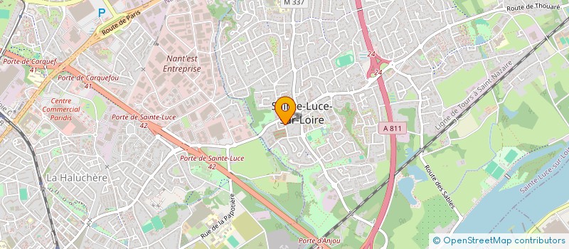 localisation de l'entreprise MONSIEUR DAVID PONGEON à SAINTE-LUCE-SUR-LOIRE