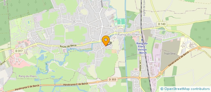 localisation de l'entreprise MONSIEUR DAVID PONS  RANG-DU-FLIERS