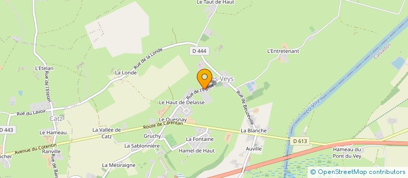 localisation de l'entreprise MONSIEUR DAVID PONTIN  CARENTAN-LES-MARAIS