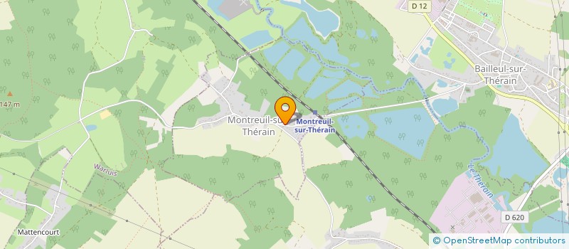 localisation de l'entreprise MONSIEUR DAVID POPULAIRE  MONTREUIL-SUR-THERAIN