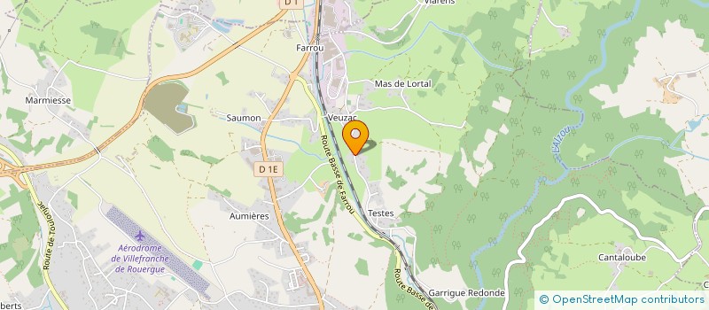 localisation de l'entreprise MONSIEUR DAVID POUDEROUX  VILLEFRANCHE-DE-ROUERGUE