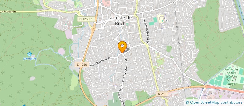 localisation de l'entreprise MONSIEUR DAVID POWELL à LA TESTE DE BUCH